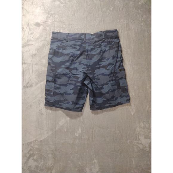 Lee Blue Camo Sz 38 Cargo Shorts Motion Flex Waist Stretch Fabric Lot Of 2 NWT - Picture 4 of 12
